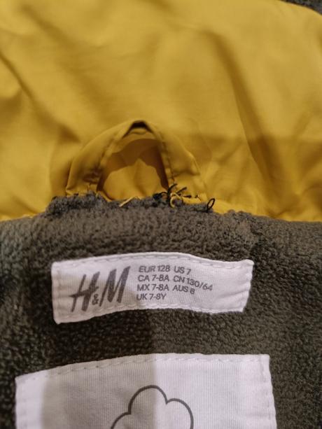 Zimna bunda, h&m,128