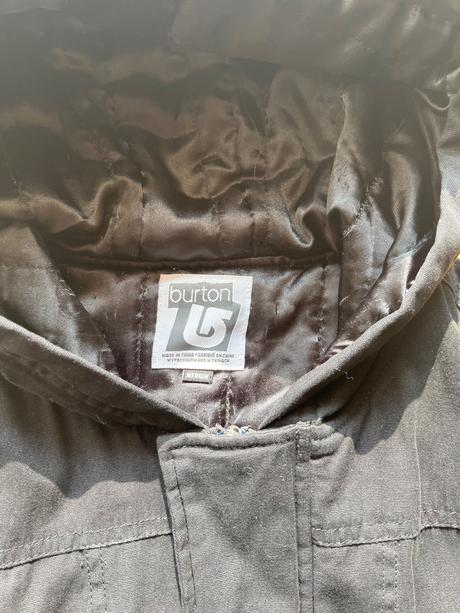 Čierna bunda burton, burton,m