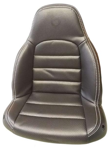 Elektrické autíčko smart for two biele, kožené sed,