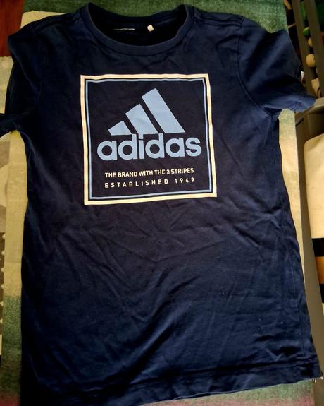 Tričko adidas tmavomodre, adidas,134
