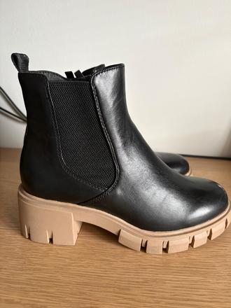 Kožené čižmy tamaris, tamaris,37