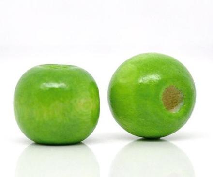 Korálky drevené 10 mm , 