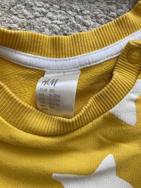 Mikina s ciapkou, h&m,80