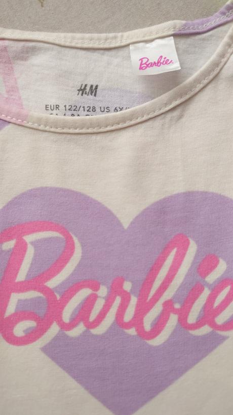 Barbie bavlnené šaty hm, h&m,128