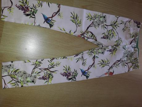 Nohavice len oprate, zara,116