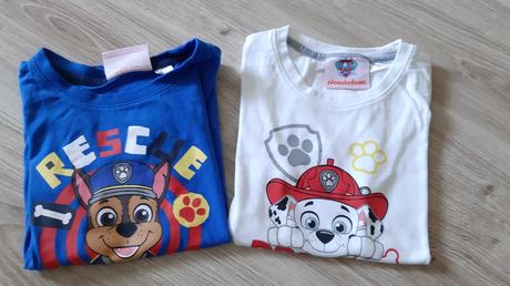 Tričká paw patrol (cena spolu), nickelodeon,116