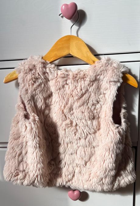 Bledoružová vesta, h&m, 98, h&m,98