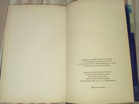 J.r.r. tolkien -pán prsteňov spoločenstvo prsteňa,