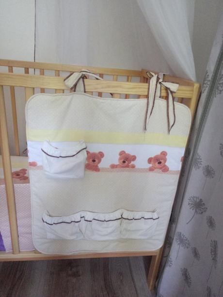 Detská postieľka s príslušenstvom, šírka (cm): 60,dĺžka (cm): 120