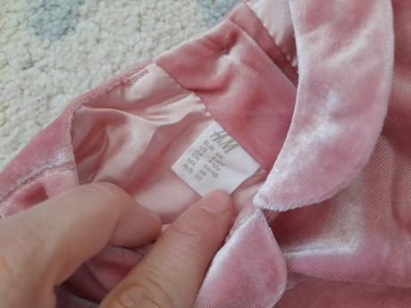 Zamatove saty 68, h&m,68