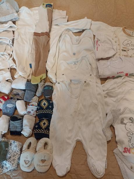 Balík oblečenia pre novorodenca, 50–62
