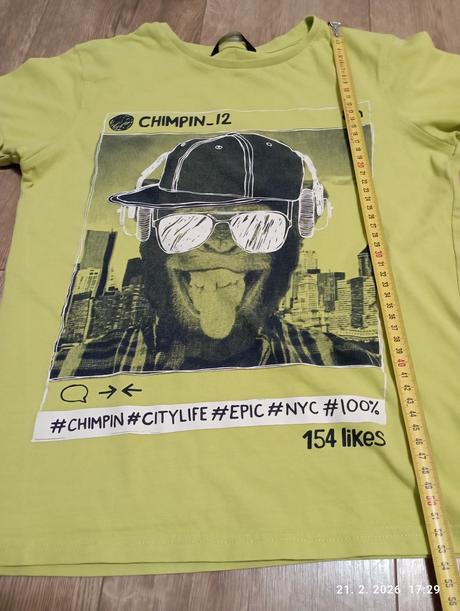 Žltozelené tričká 146/152 (už s poštovným), george,146