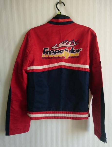 Prechodná červeno modrá bunda, skyblue, 164