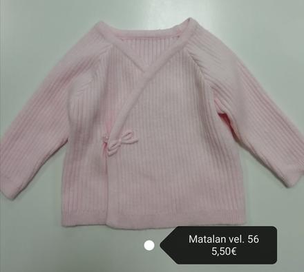 Zavinovací ružový sveter, matalan,56