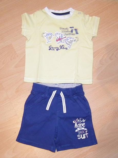 Letný komplet pre chlapčeka, c&a,74