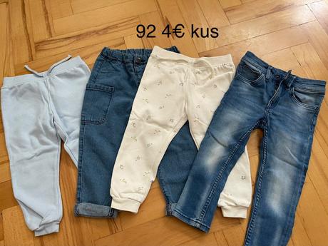 Nohavice teplaky, h&m,92