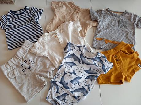 Mix letného detského oblečenia 68, 68–80