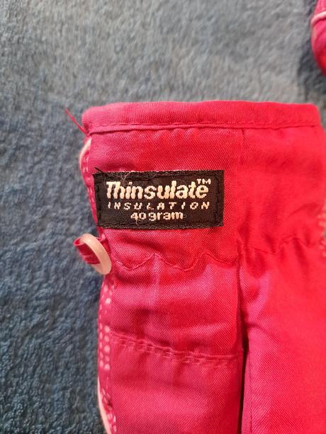 Ružové rukavice s kvetinkami, 104