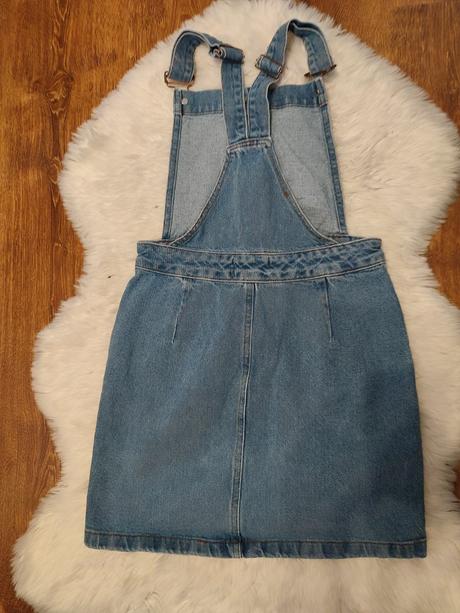 Riflová sukňa na traky, denim,34