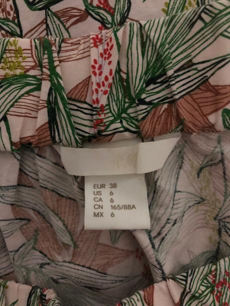 Letné saty, h&m,38