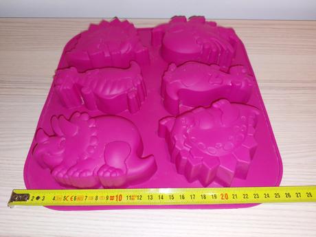 Silikónová forma -dinosaury, 
