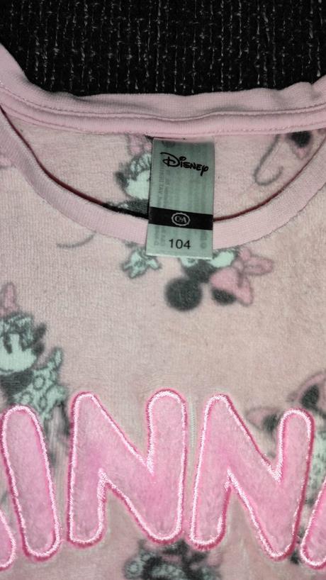 Chlpaté pyžamko minnie, disney,104