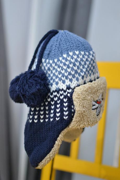 Detská zimná čiapka lietadlo 110/116, 110