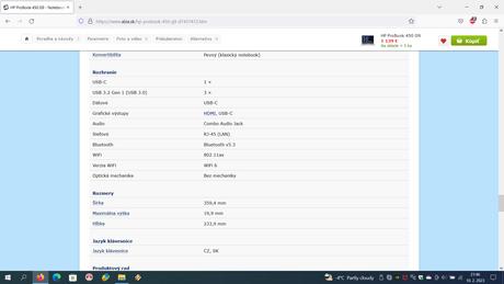 Hp probook 450 g9, hp (hewlett-packard)