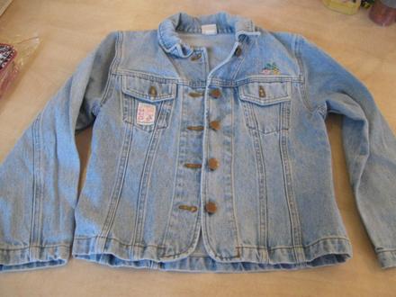 Dievčenská riflová bunda, 134/140, 134