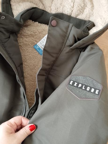 Bunda - vetrovka s kožúškom 152/158, pepco,158