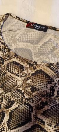 Saty s hadim vzorom,