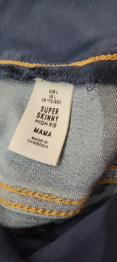 Tehotenské rifle, h&m,l