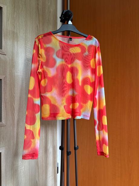 Kvetovaný sieťovaný top, sinsay,m