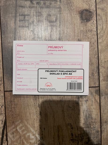 Prijmove doklady, 