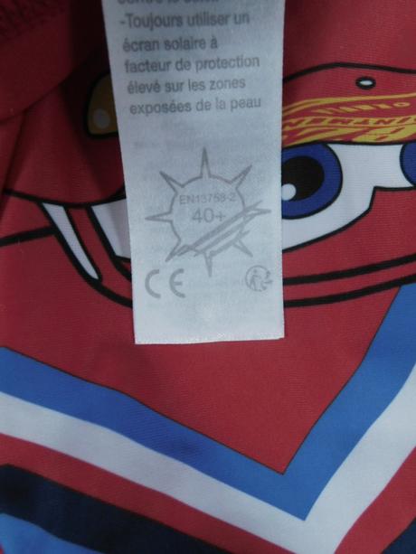 Ochranná súprava do vody cars uv 40+, disney,92