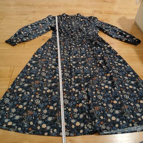 Tmavomodré košeľové šaty, tchibo,46