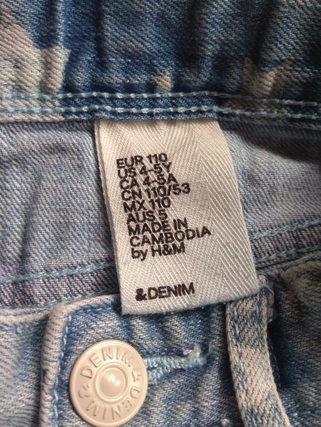 Kraťasy 3ks, denim,110