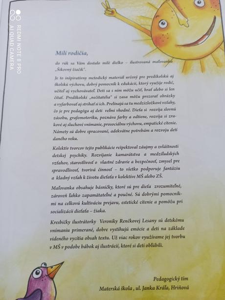 Ilustrovaná maľovanka,