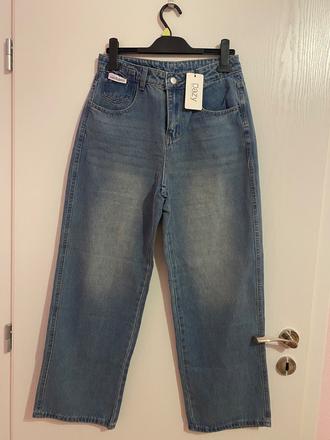 Dámske/dievčenské wide leg rifle zo shein, m