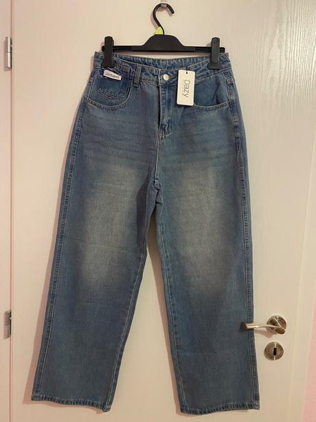 Dámske/dievčenské wide leg rifle zo shein, m