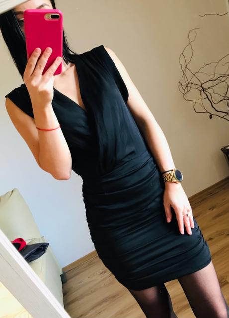 Čierne šaty mango, mango,xs