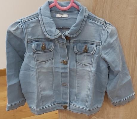 Dievčenská rifľová bunda, baby,92