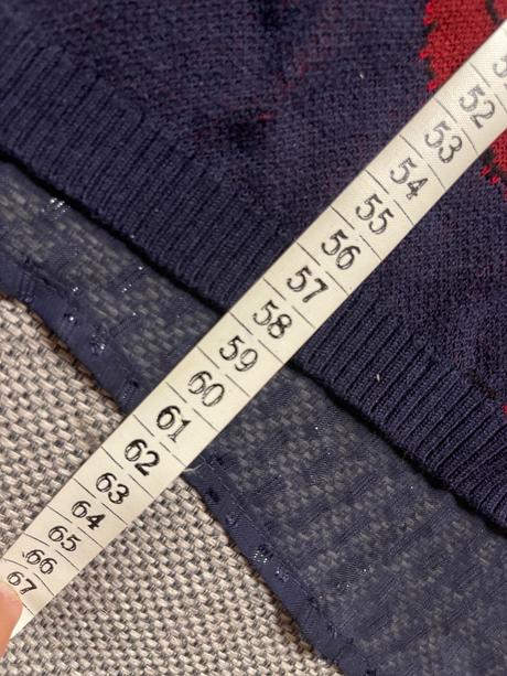 Tmavomodrý červený kvetovaný sveter desigual l/xl, desigual,xl