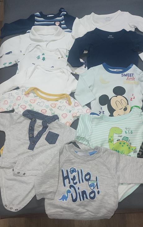 Balík oblečenia chlapec zima 62, 50–62