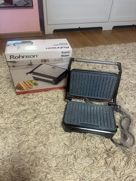 Kontaktný gril rohnson r-2105 panini maker,