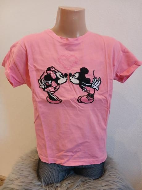 Dievčenské tričko mickey a minnie (116), disney,116