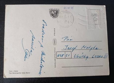 Stará pohľadnica michalovce, 