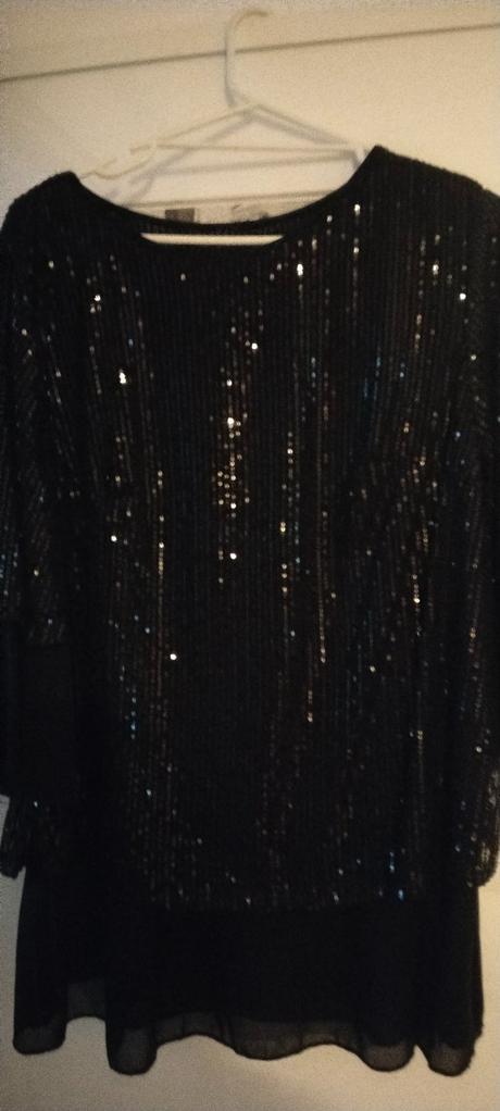 Blúzka elegantná čierna, l