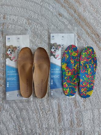 Ortopedické vložky 2 páry, protetika,32