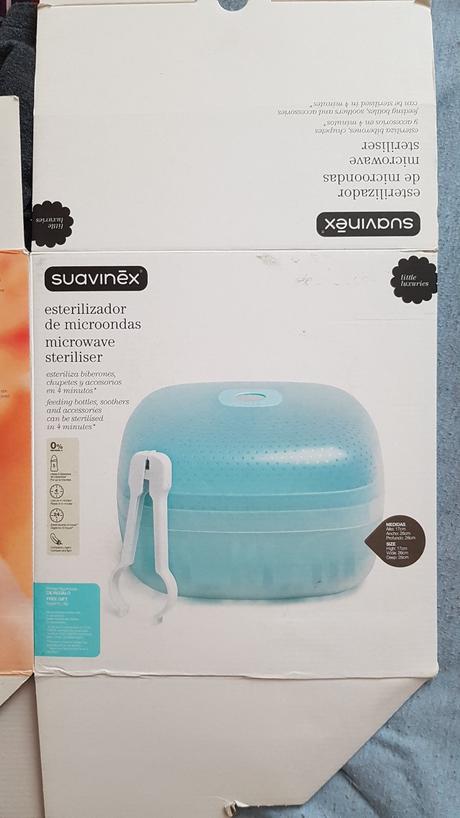 Sterilizátor na fľaše do mikrovlnky, suavinex